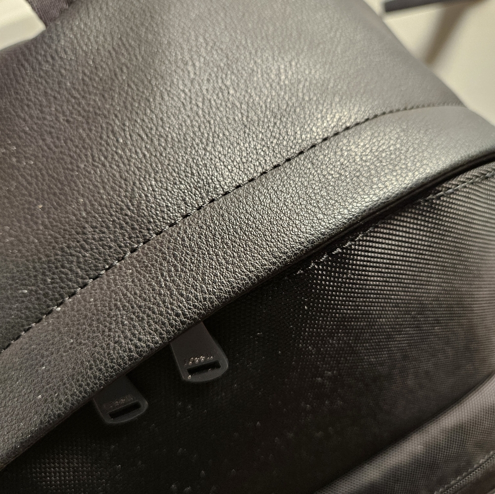 Fossil Sawyer Black Leather Dome Backpack, NWT – - Picture 3 of 10